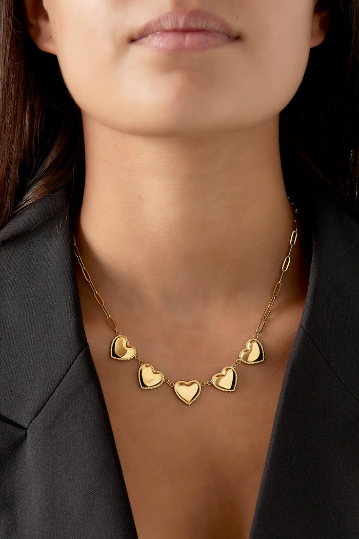 Ketting Heart studs