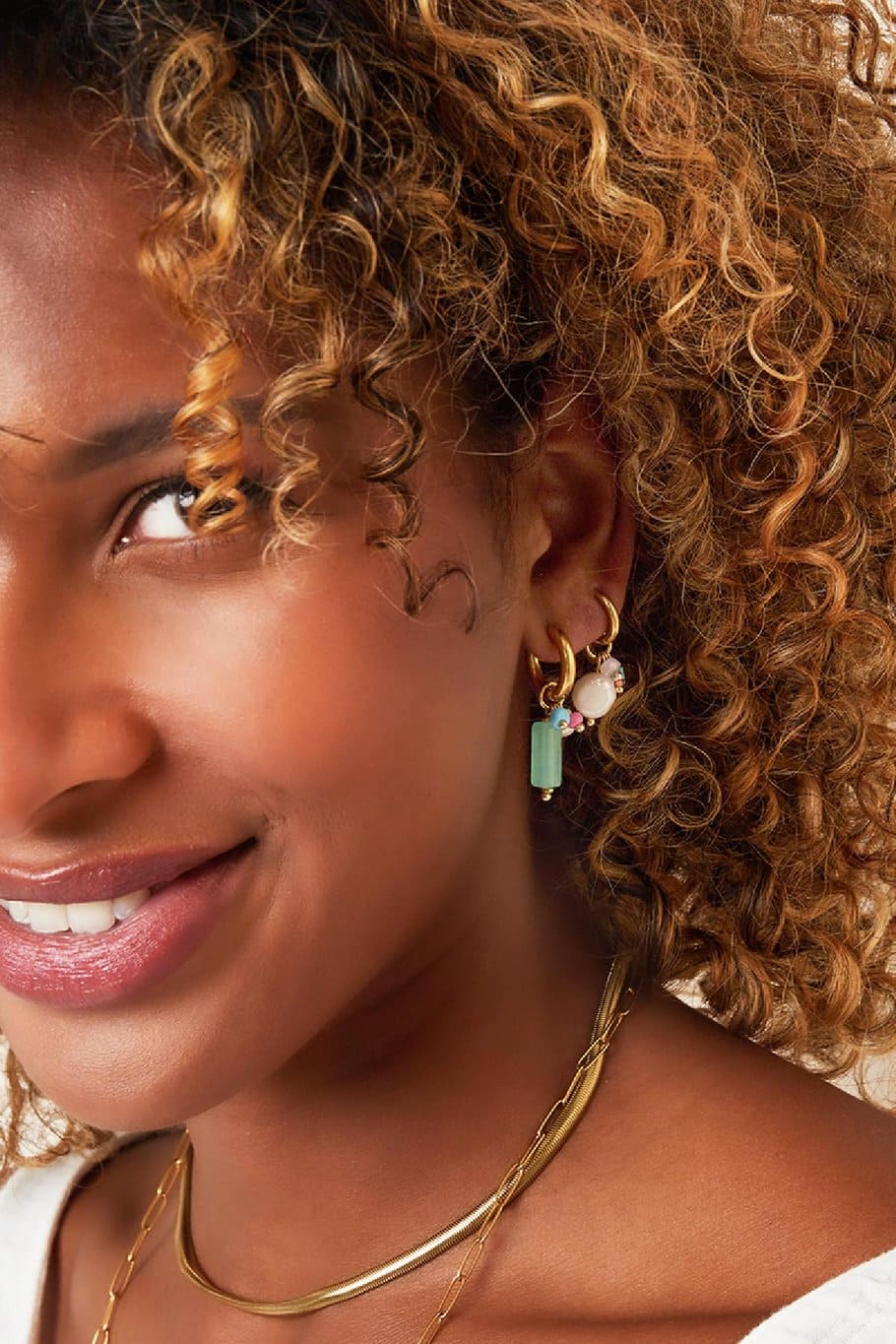 Oorbellen pearls and beads
