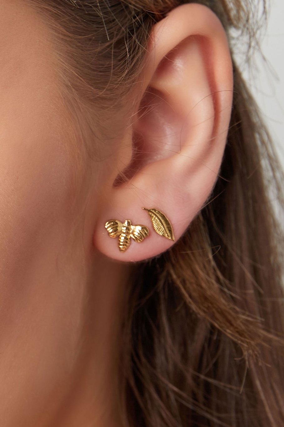 Ear-studs Veertjes