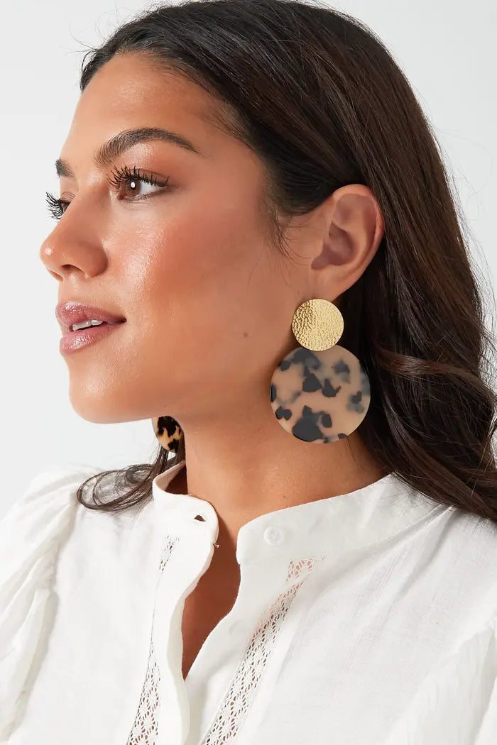 Oorbellen Leopard print