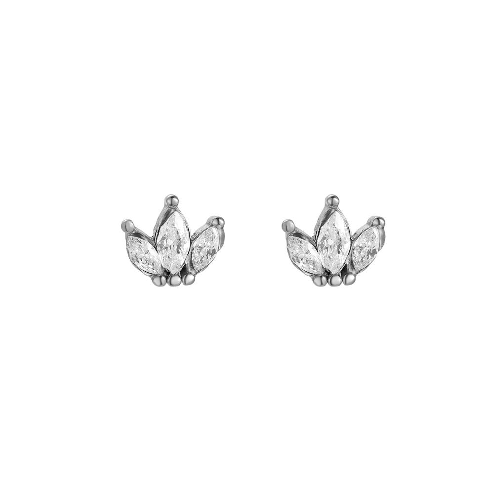 Oorbellen Leaf crown