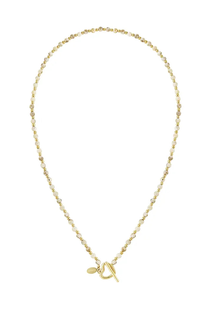 Ketting beads and heart