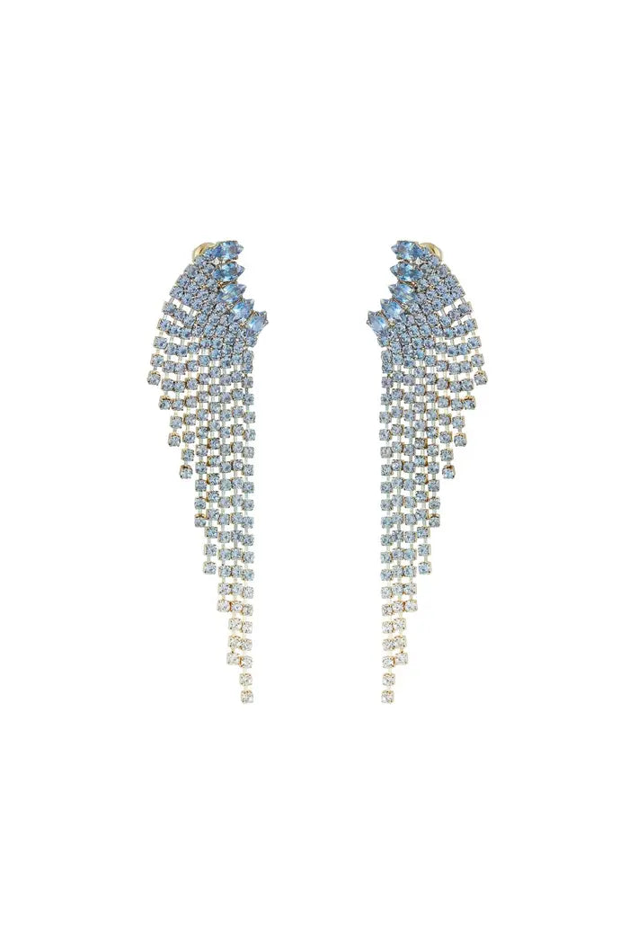 Oorbellen Fairy Wings Blauw