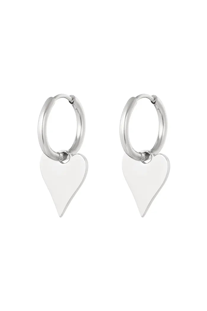 Oorbellen basic heart