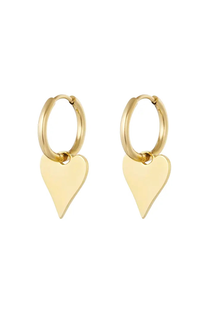 Oorbellen basic heart