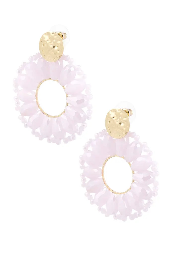 Oorbellen Statement Madelief Roze