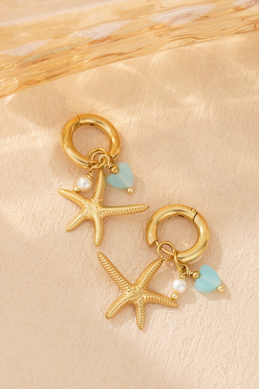 Oorbellen seastar beads
