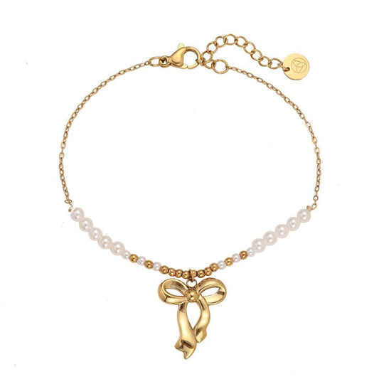 Armband Bowtie in Pearl