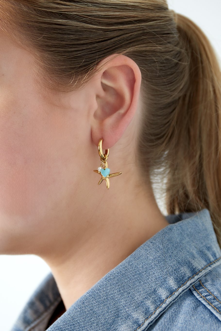 Oorbellen seastar beads