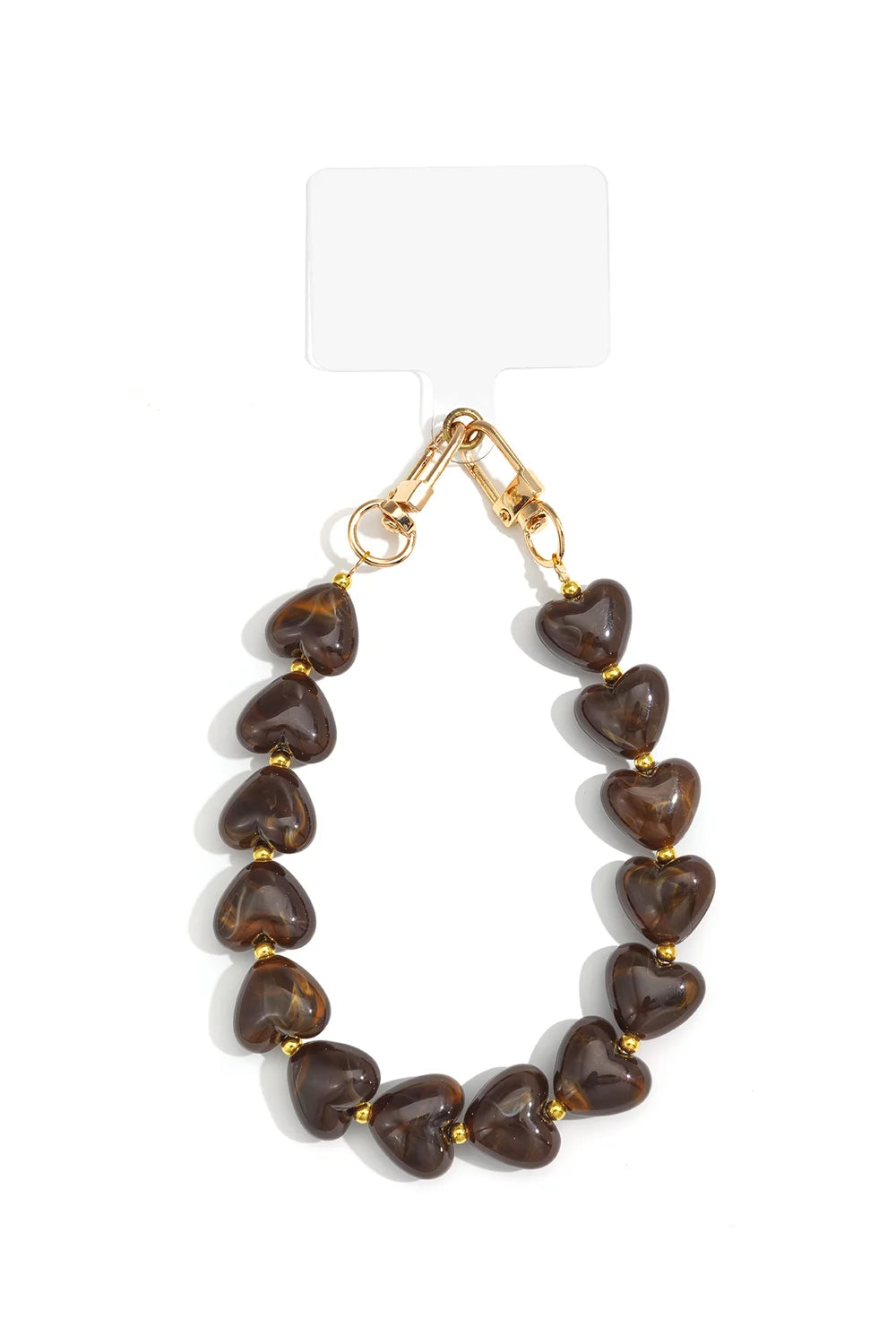 Telefoonkoord Brown Hearts