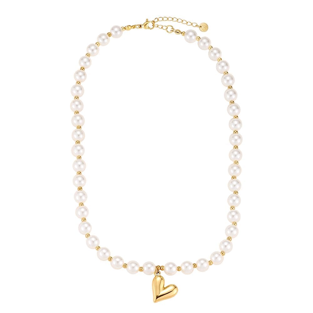 Ketting pearly heart