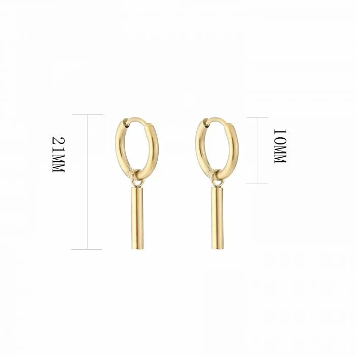Oorbellen Simple Bar