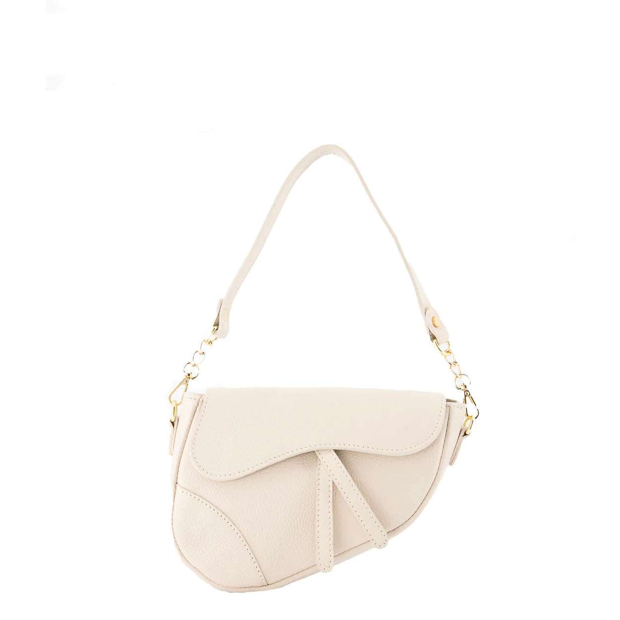 Saddle bag Beige