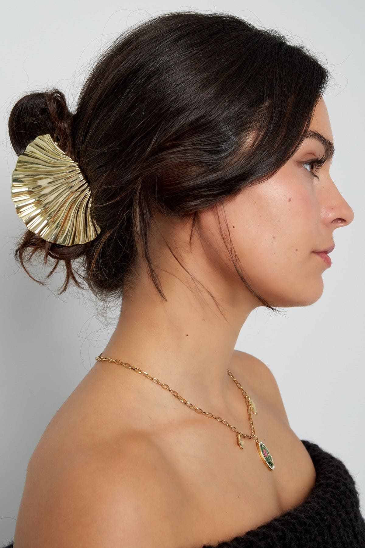 Haarclip Big Shell