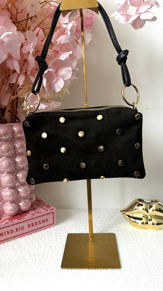 Studded bag small - Zwart