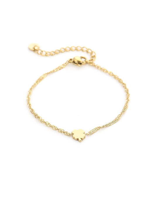 Armband Twisted Klavertje 4