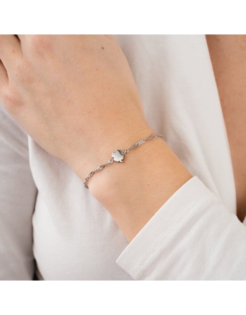Armband Twisted Klavertje 4