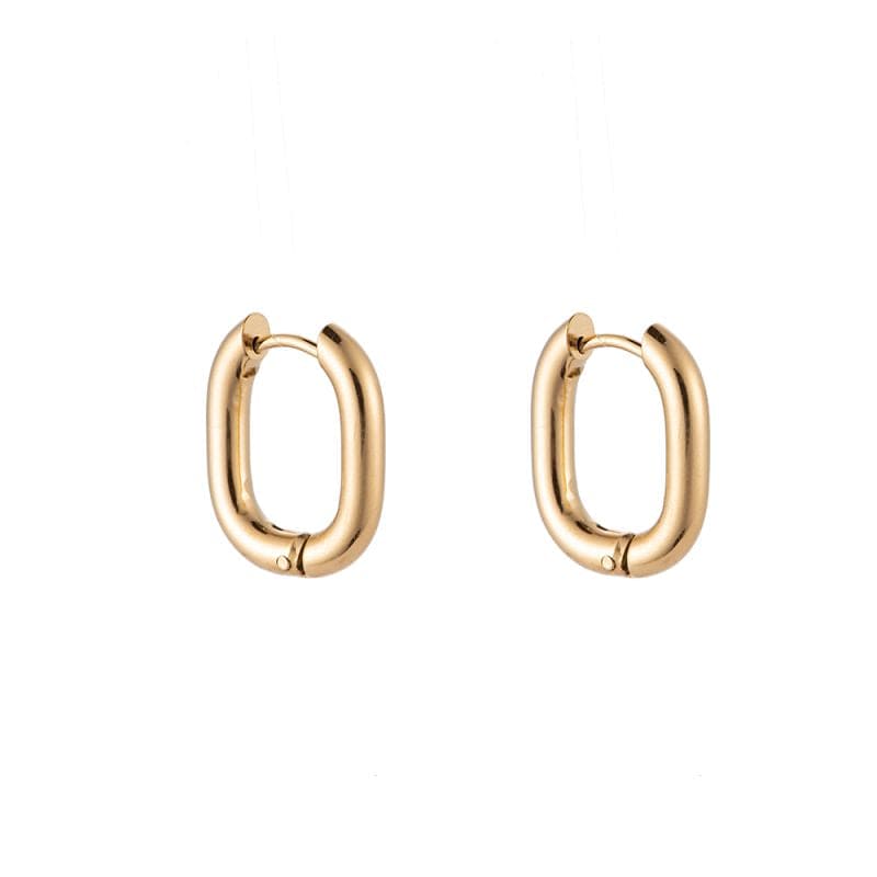 Oorbellen Small square hoop