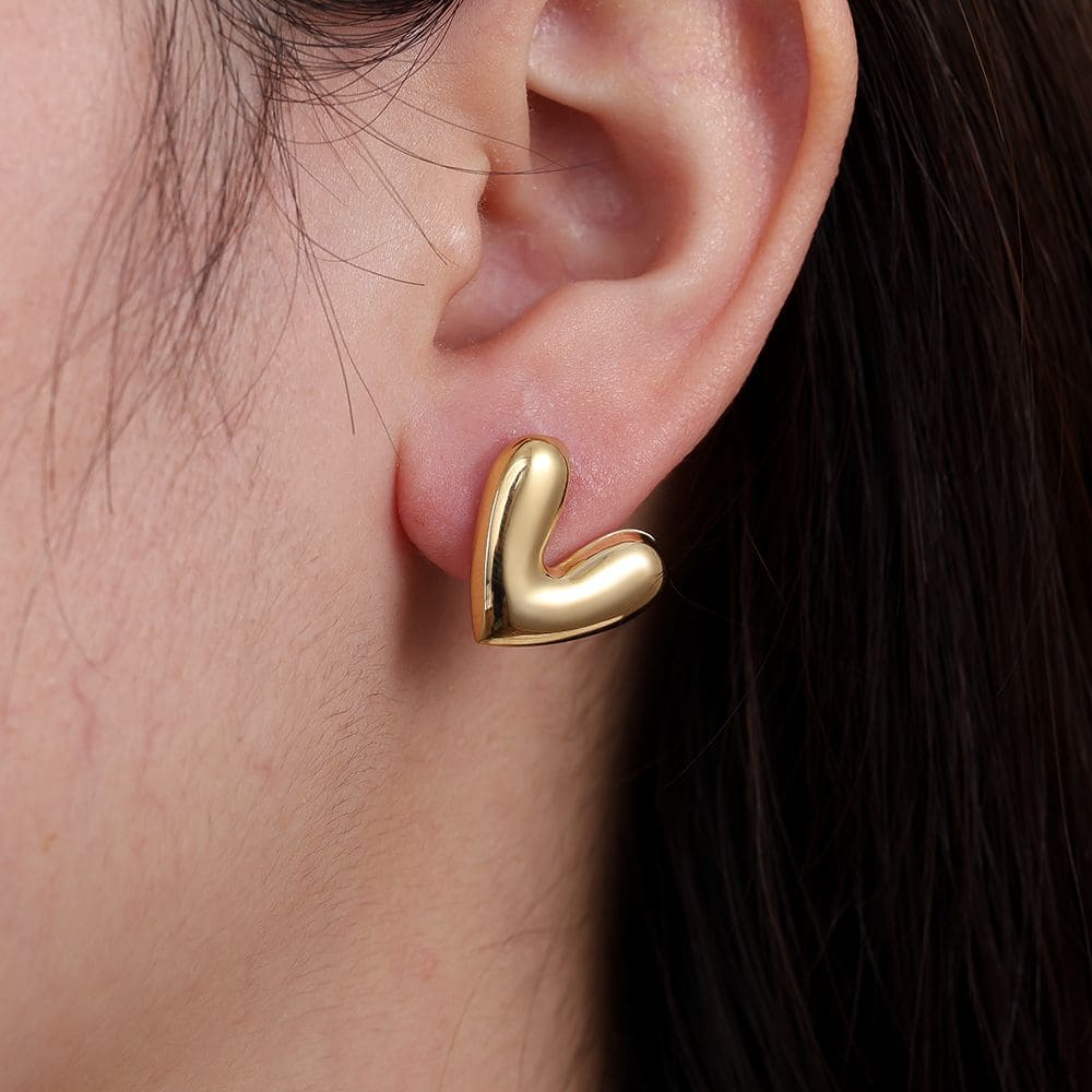 Oorbellen Glory heart studs