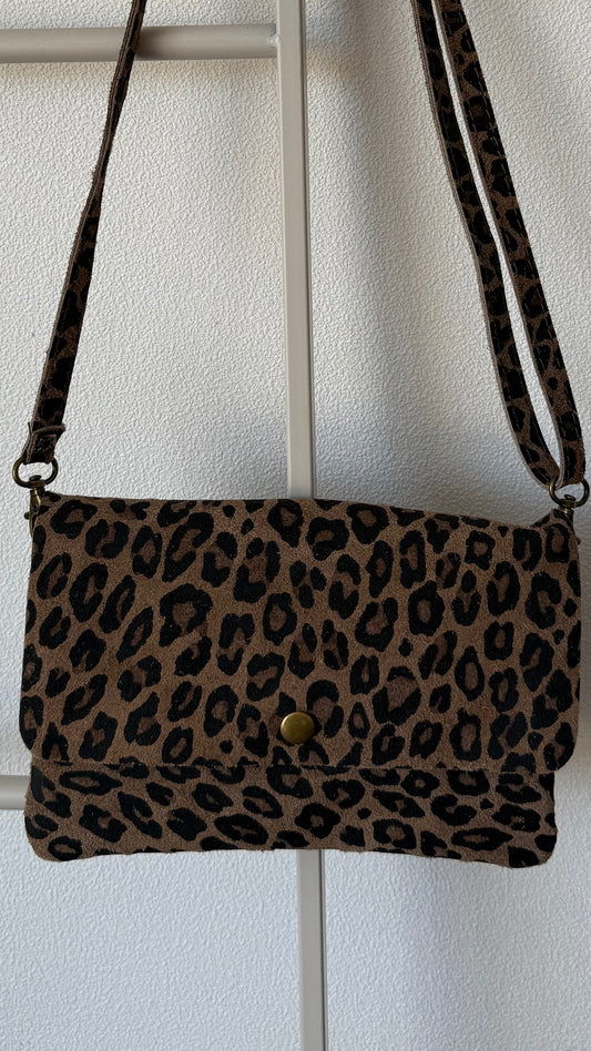 Vivi Bag - Small Leopard spots Brown