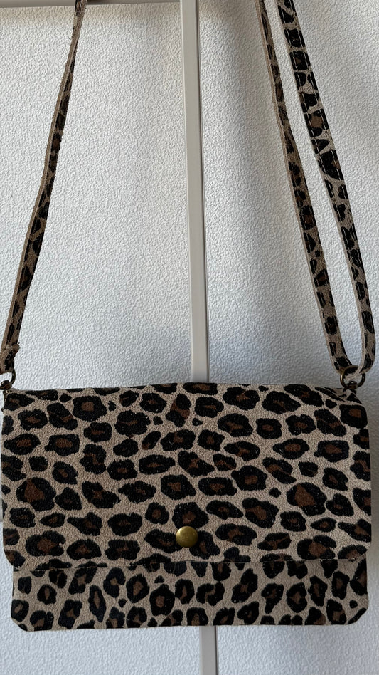 Vivi Bag - Small Leopard spots Beige