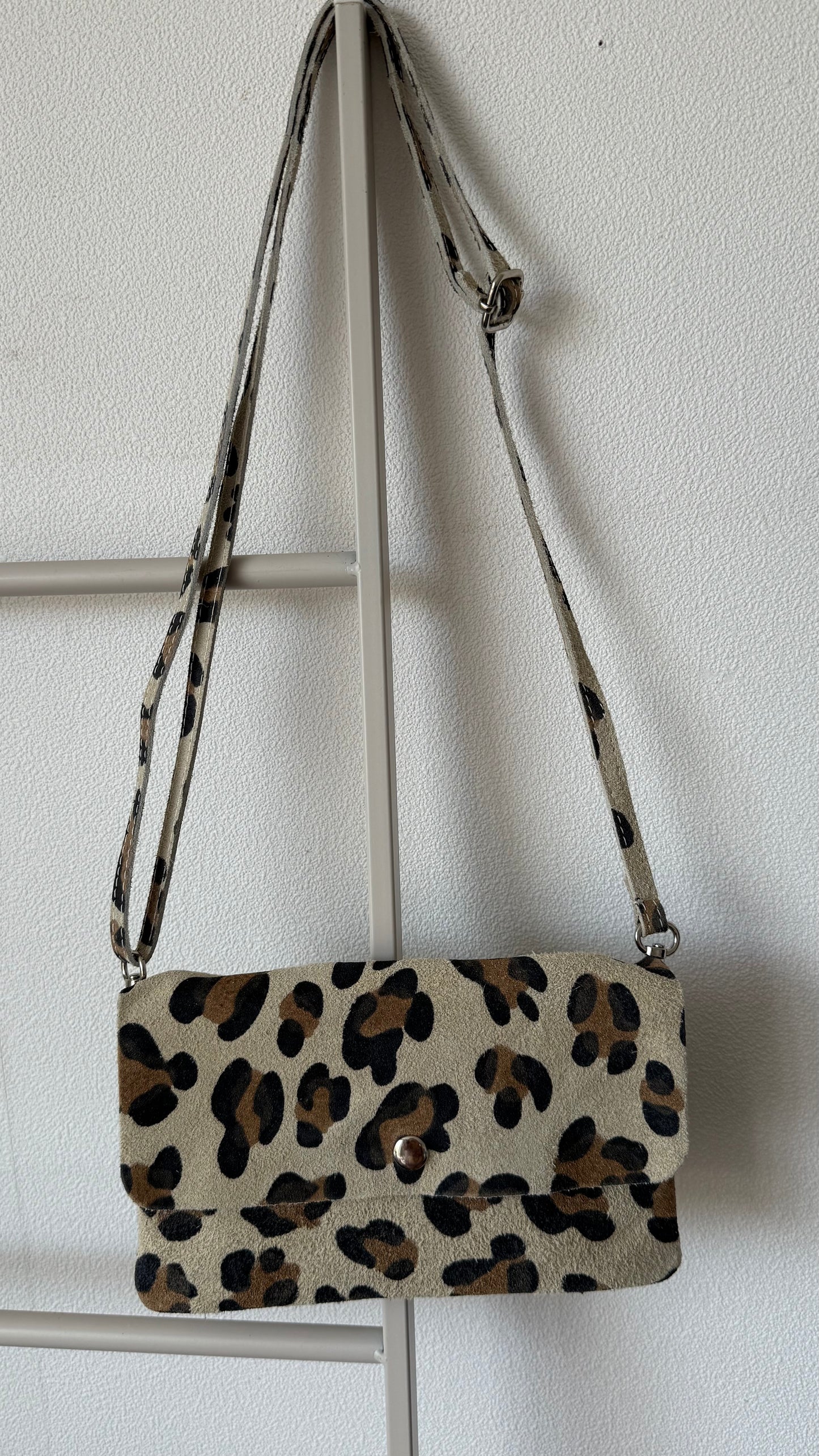 Vivi Bag - Big Leopard spots Beige