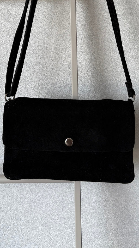 Vivi Bag - Suede Zwart