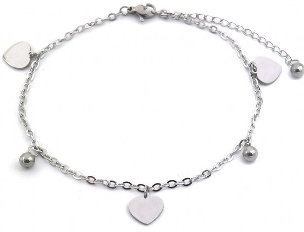 Enkelbandje big hearts