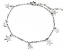 Enkelbandje stars & coins
