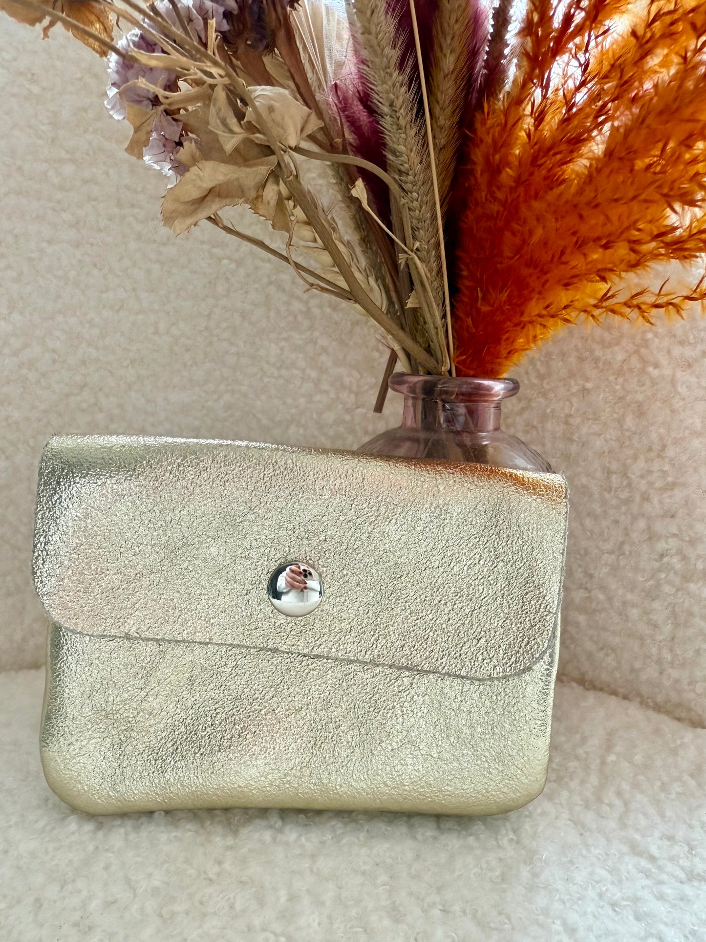 Portemonneetje Metallic klein