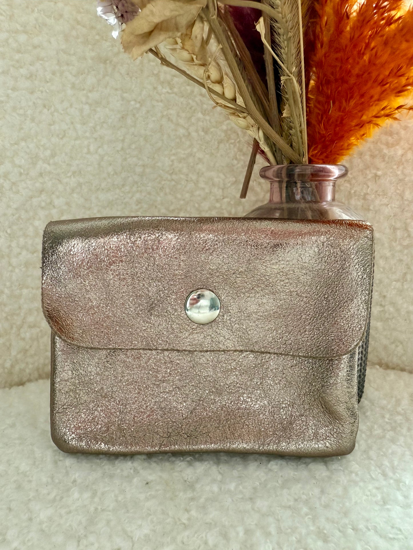 Portemonneetje Metallic klein
