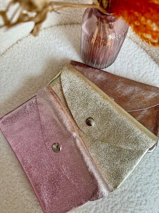 Portemonneetje Metallic Groot