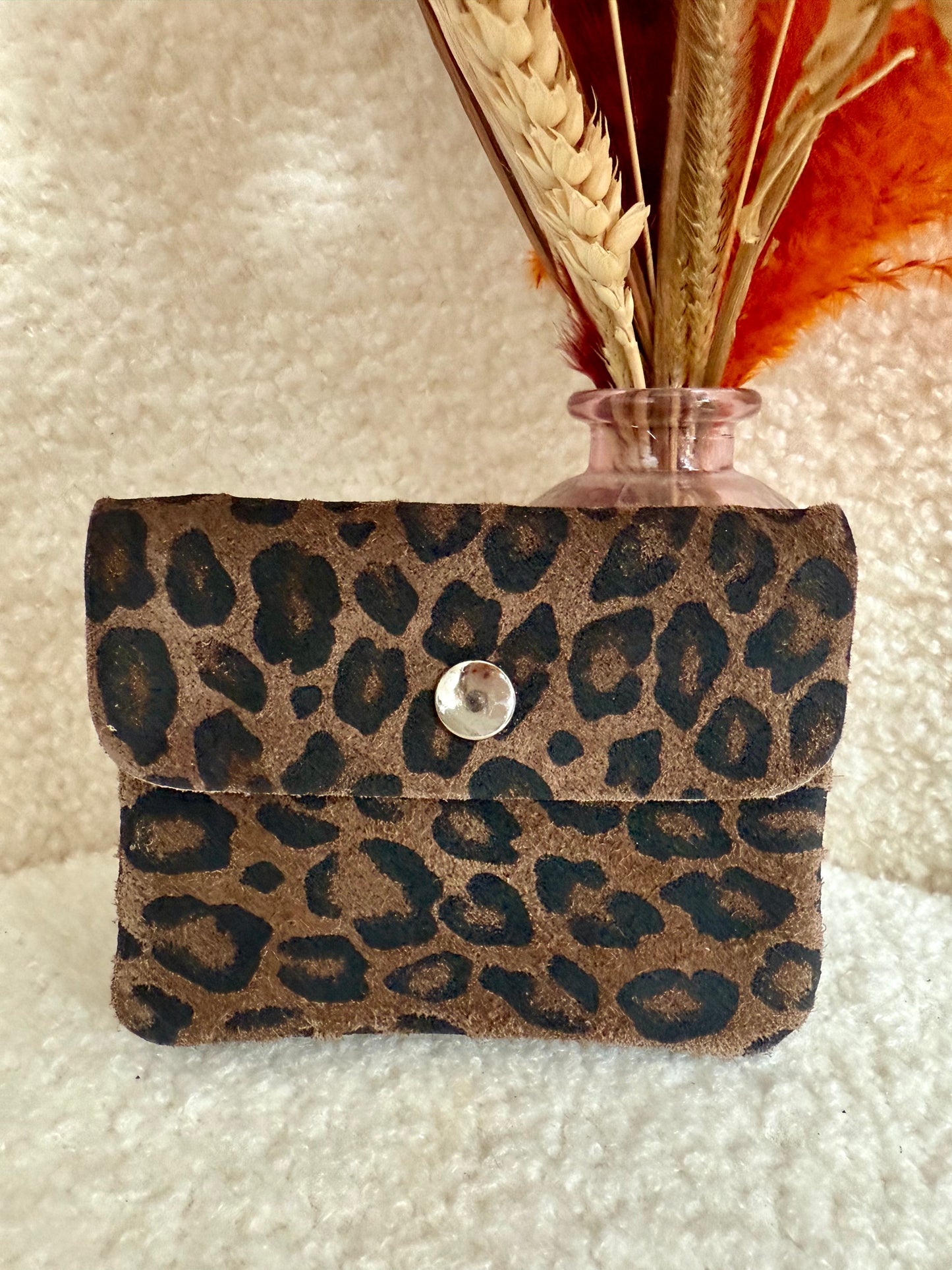 Portemonneetje Leopard Vibes klein