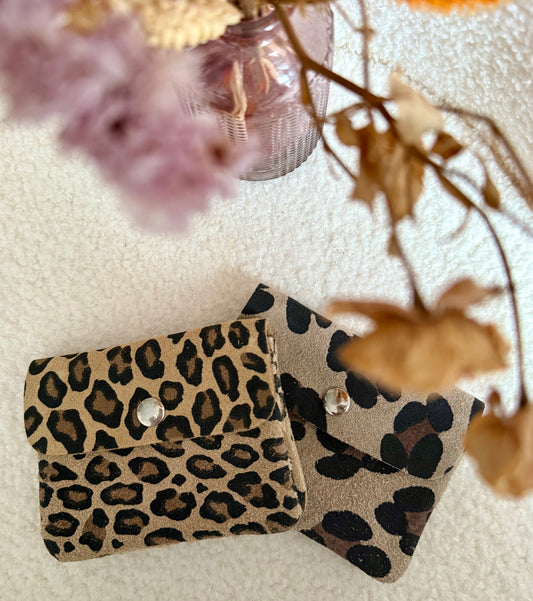 Portemonneetje Leopard Vibes klein