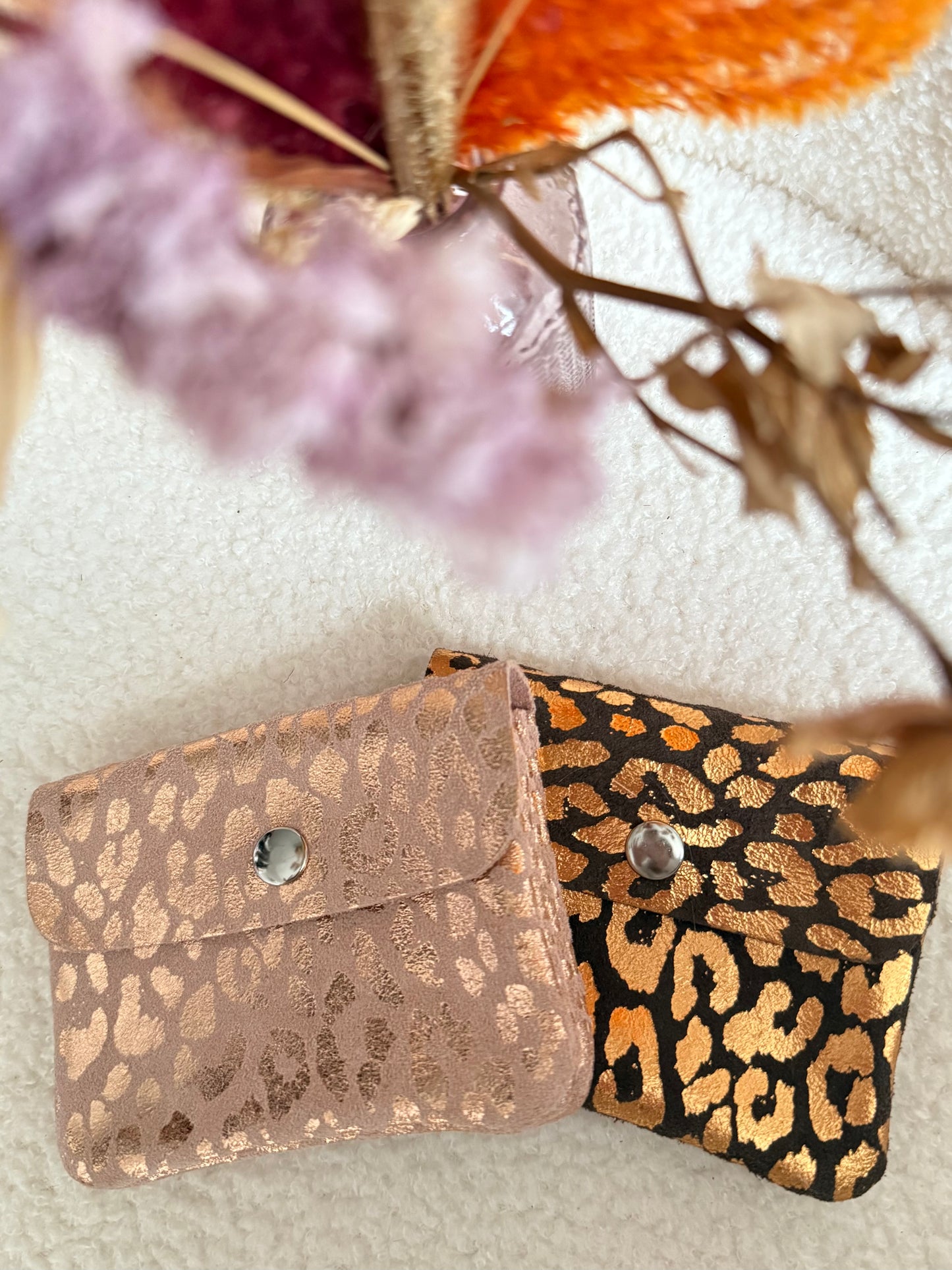 Portemonneetje Metallic Leopard Spots