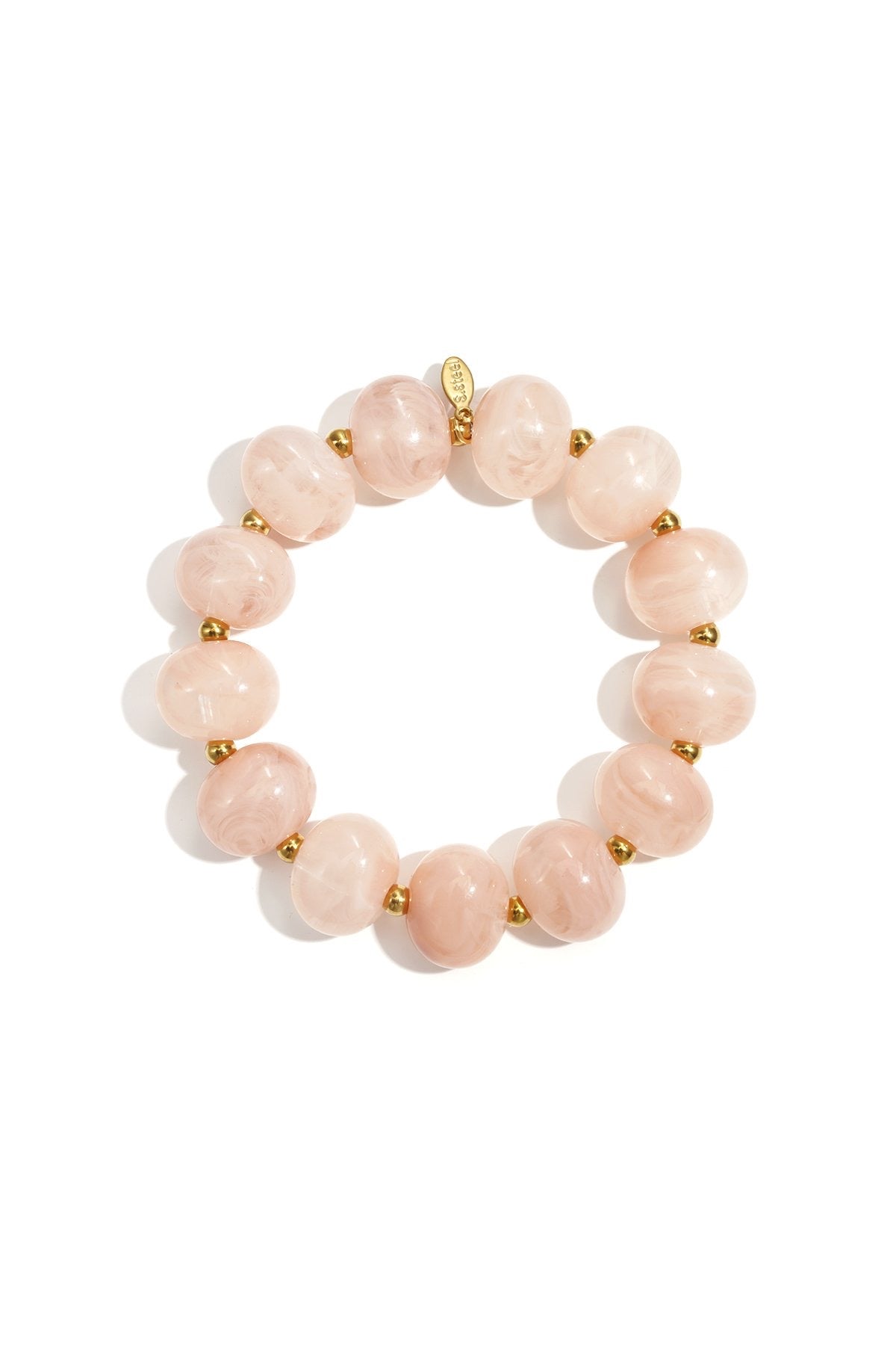 Luna Marble Armband - Lichtroze