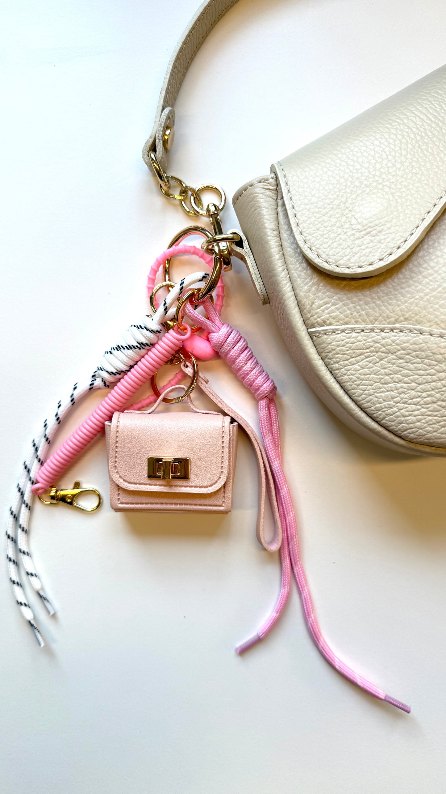 Bagcharm mini bag - roze