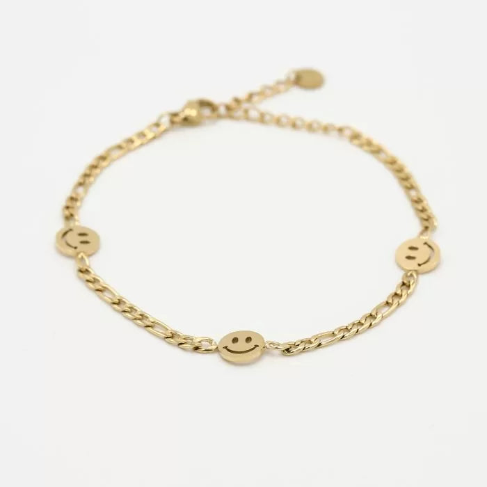 Armband Smiley chain