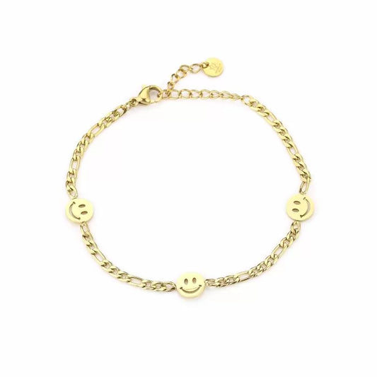 Armband Smiley chain