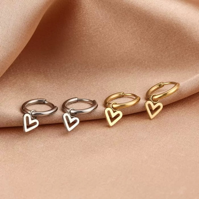 Oorbellen Playfull mini heart