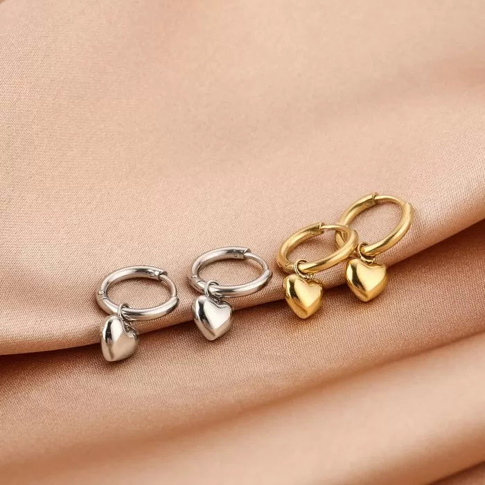 Oorbellen mini heart