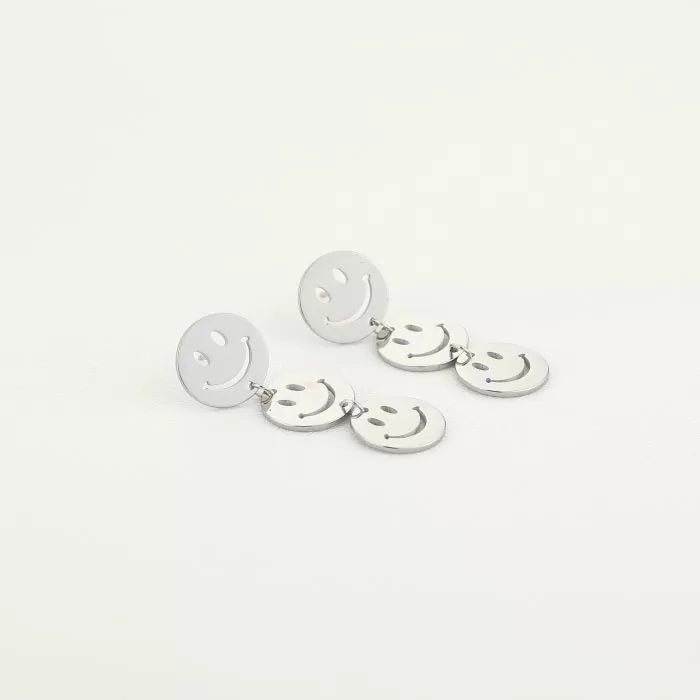 Oorbellen Triple Smiley