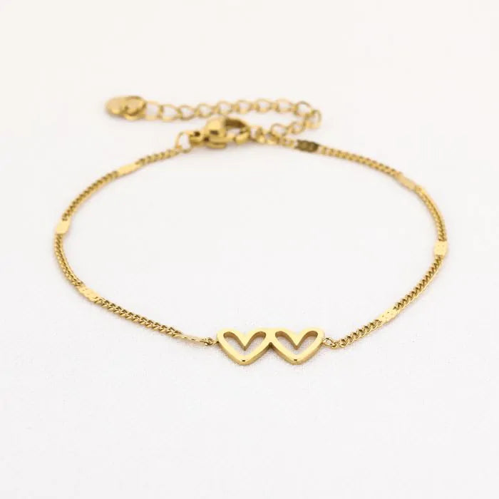 Armband Twin Hearts