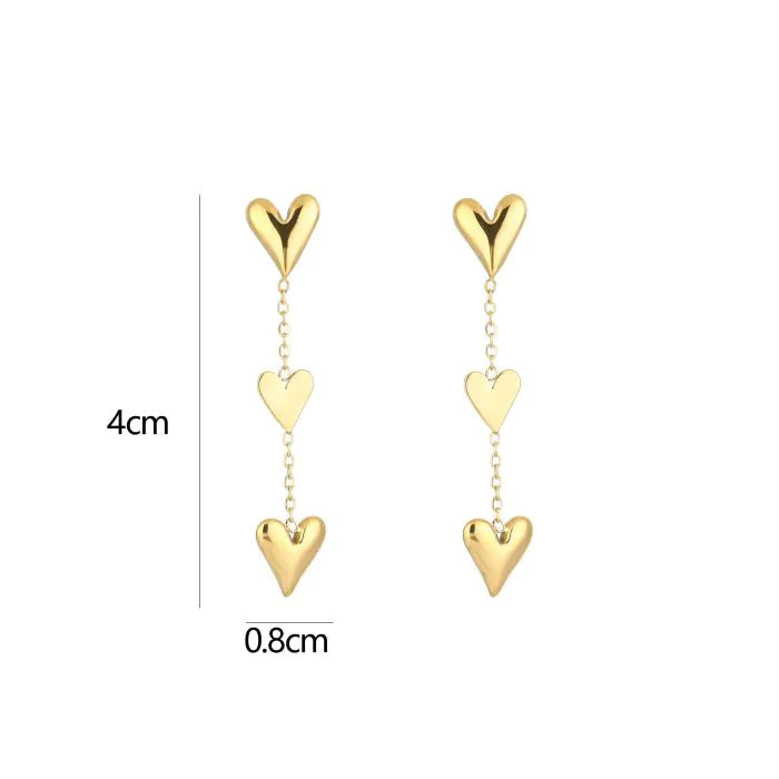 Oorbellen Livia Hearts