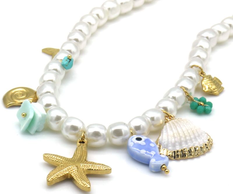 Ketting Pearl ocean breeze