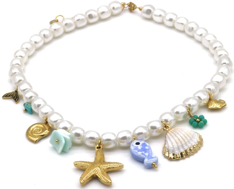 Ketting Pearl ocean breeze