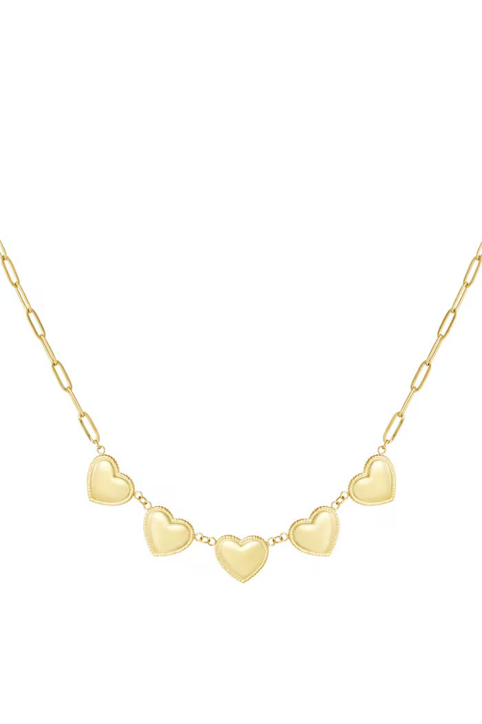 Ketting Heart studs