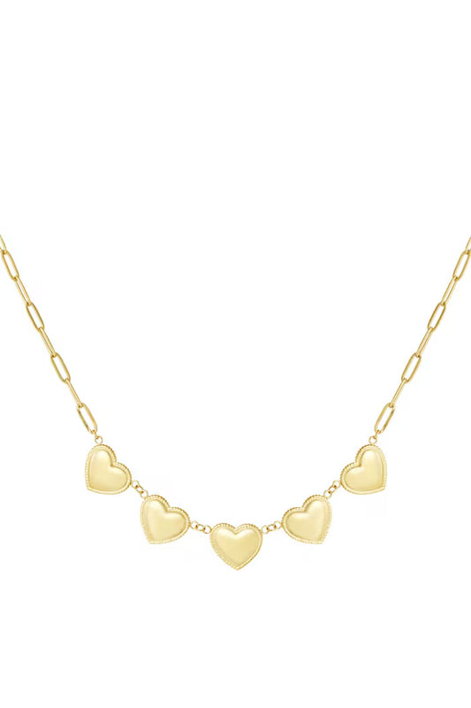 Ketting Heart studs