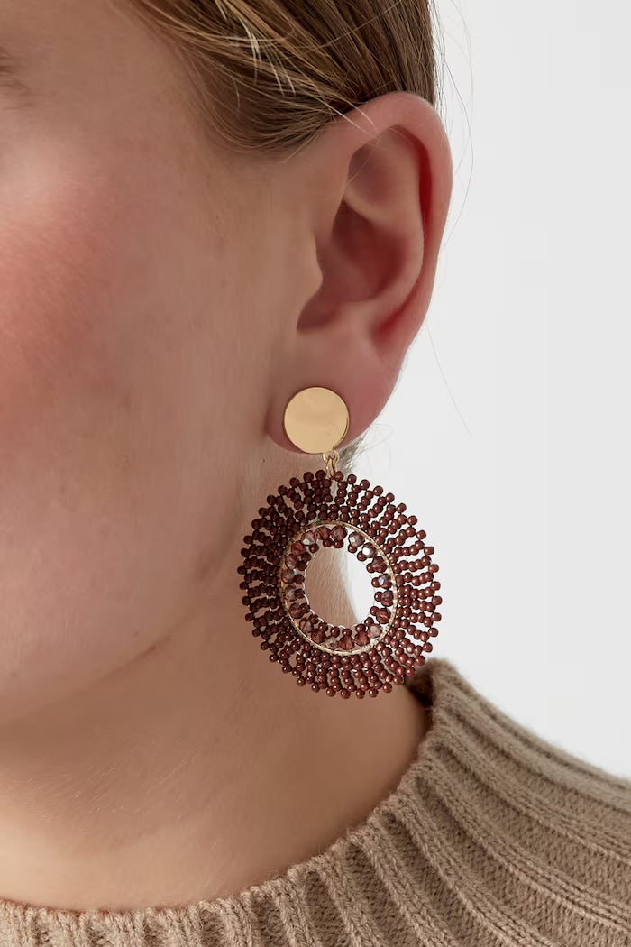 Oorbellen Bliss - Bruin