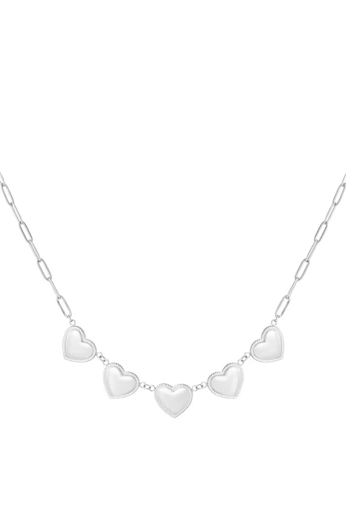 Ketting Heart studs